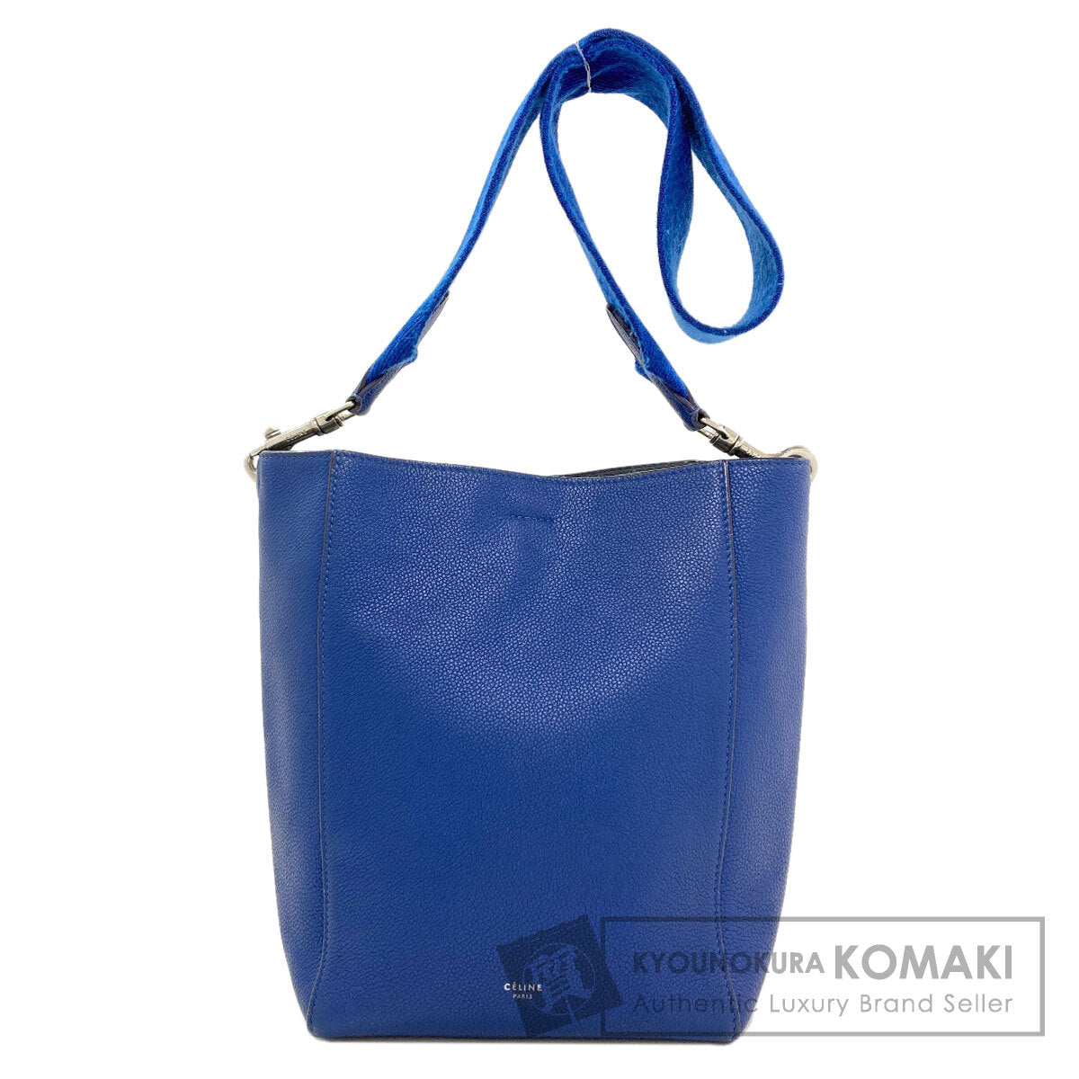 CELINE Sangle bucket Shoulder Bag Leather Ladies [Used]