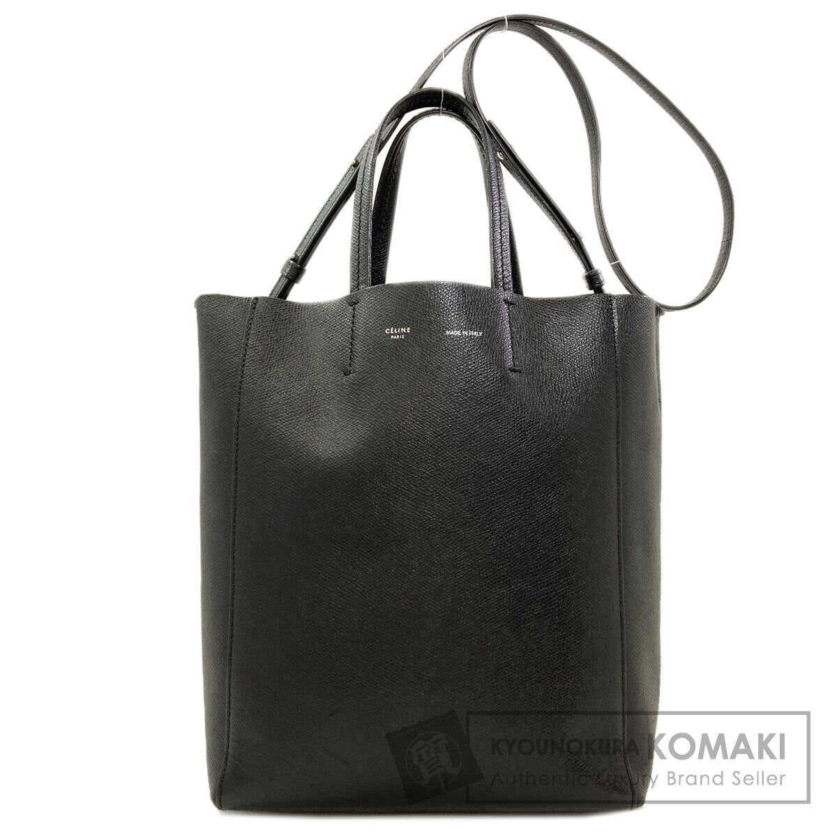 CELINE Vertical Cabas 2WAY Handbag Calf Ladies [Used]