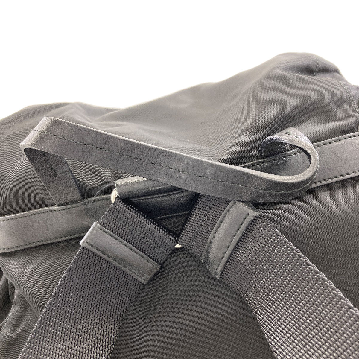 PRADA Logo Hardware Backpack Â· Daypack Nylon Ladies [Used]