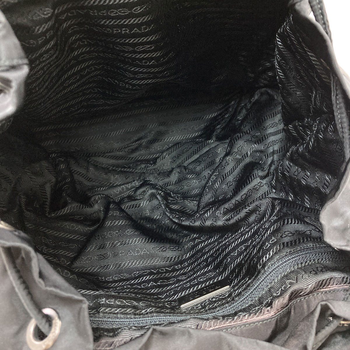 PRADA Logo Hardware Backpack Â· Daypack Nylon Ladies [Used]
