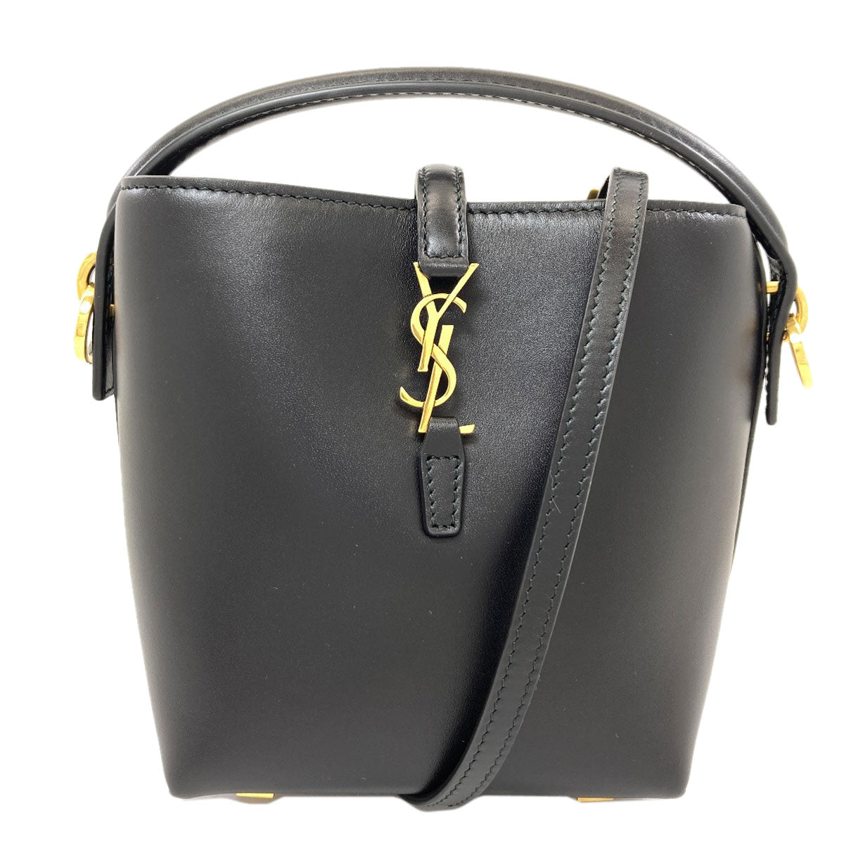 SAINT LAURENT LE 37 Mini Cassandra 2WAY Handbag Calf Ladies [Used]