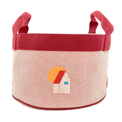 HERMES Basket PM Handbag Cotton Ladies [Used]