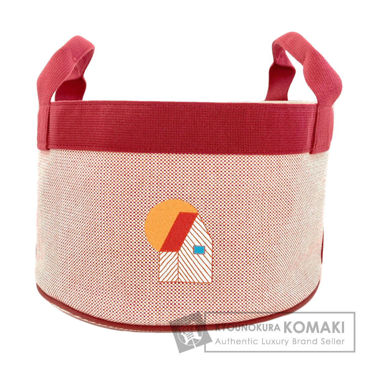 HERMES Basket PM Handbag Cotton Ladies [Used]