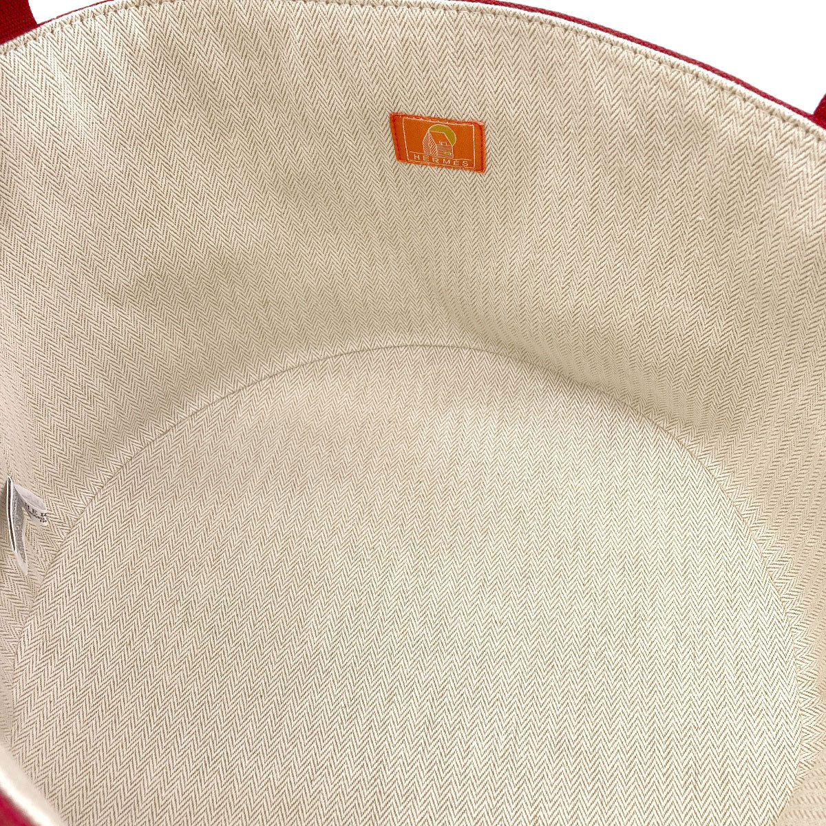 HERMES Basket PM Handbag Cotton Ladies [Used]