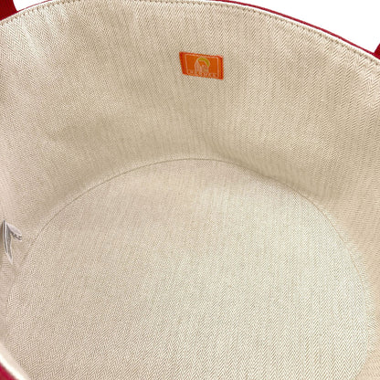 HERMES Basket PM Handbag Cotton Ladies [Used]