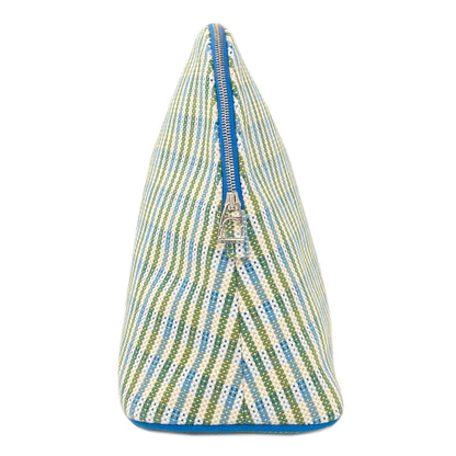 HERMES Bolide Pouch Animo Natte Factis Cosmetics Pouch Canvas Ladies [Used]