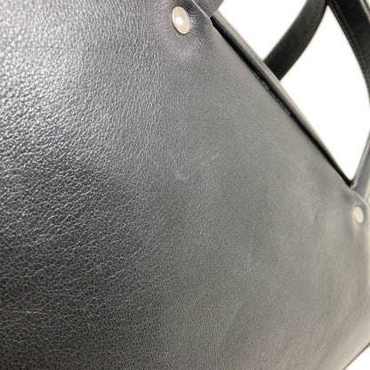 BALENCIAGA Triangle Duffle 2WAY Handbag Leather Ladies [Used]