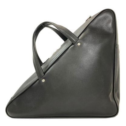 BALENCIAGA Triangle Duffle 2WAY Handbag Leather Ladies [Used]