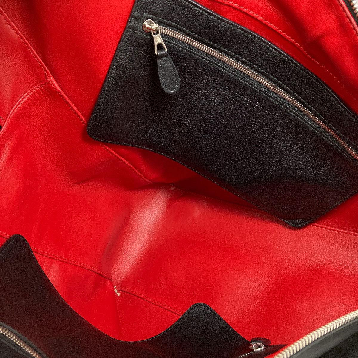 BALENCIAGA Triangle Duffle 2WAY Handbag Leather Ladies [Used]