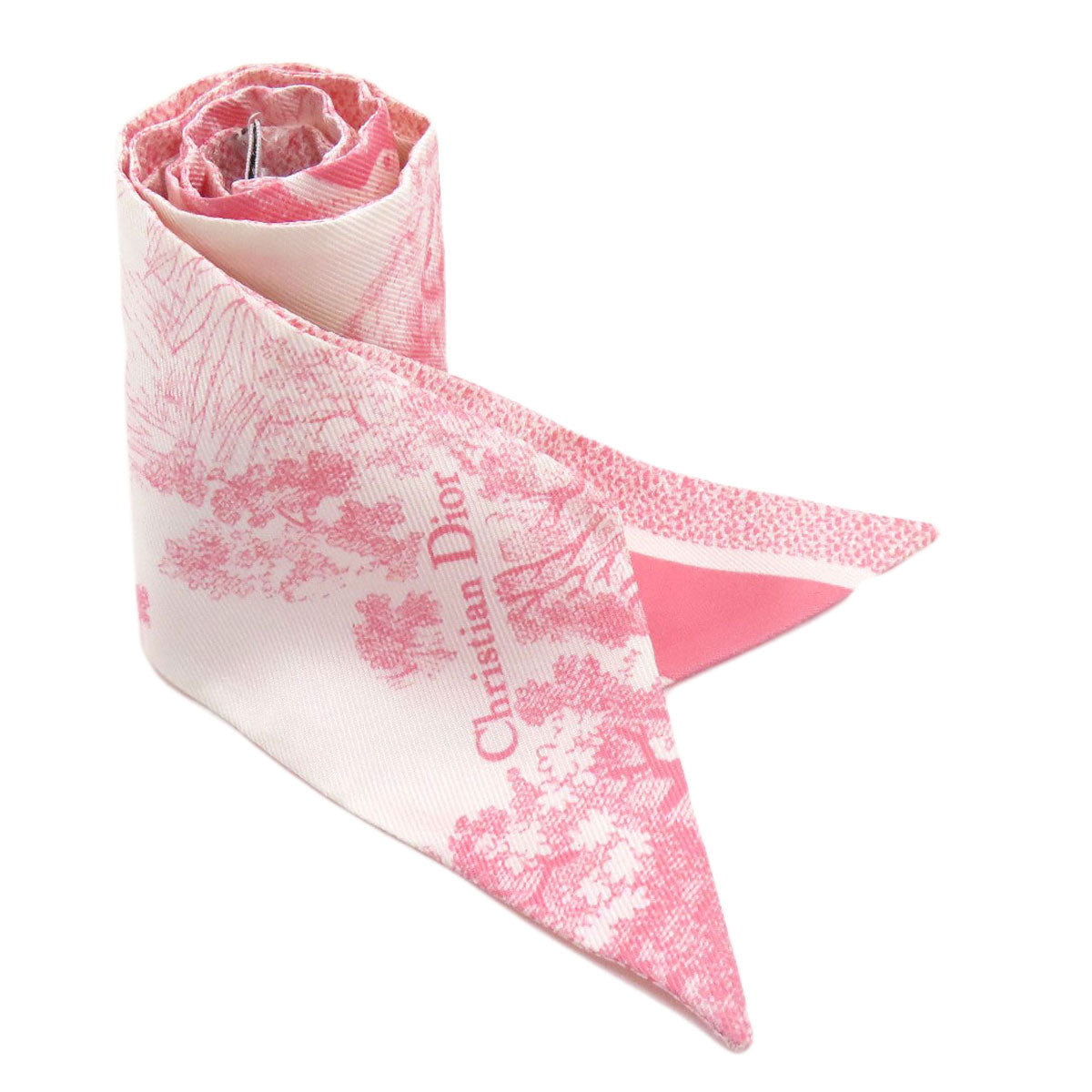 CHRISTIAN DIOR Mitza Scarf Silk Ladies [Used]