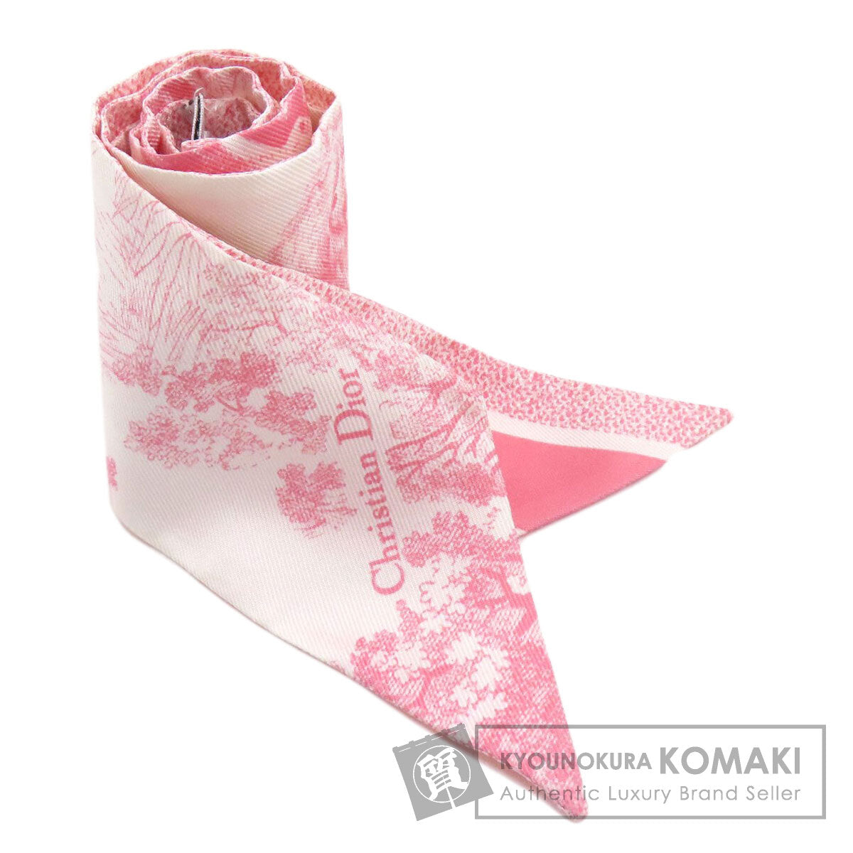 CHRISTIAN DIOR Mitza Scarf Silk Ladies [Used]
