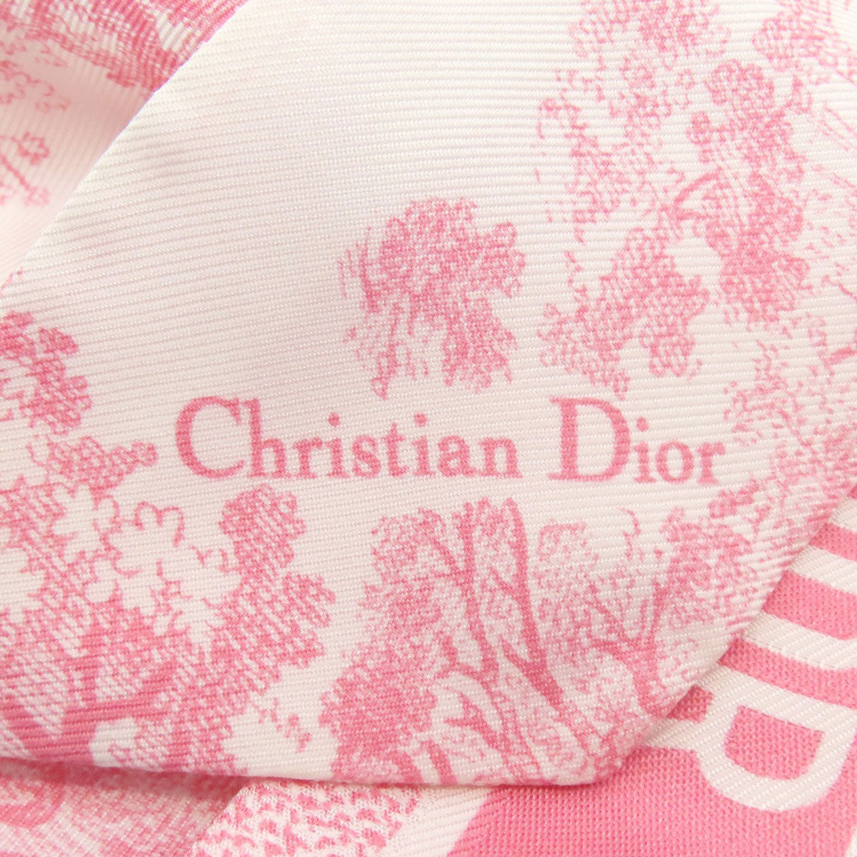 CHRISTIAN DIOR Mitza Scarf Silk Ladies [Used]