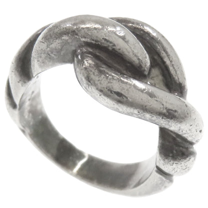 HERMES Torsade Ring Silver Ladies [Used]