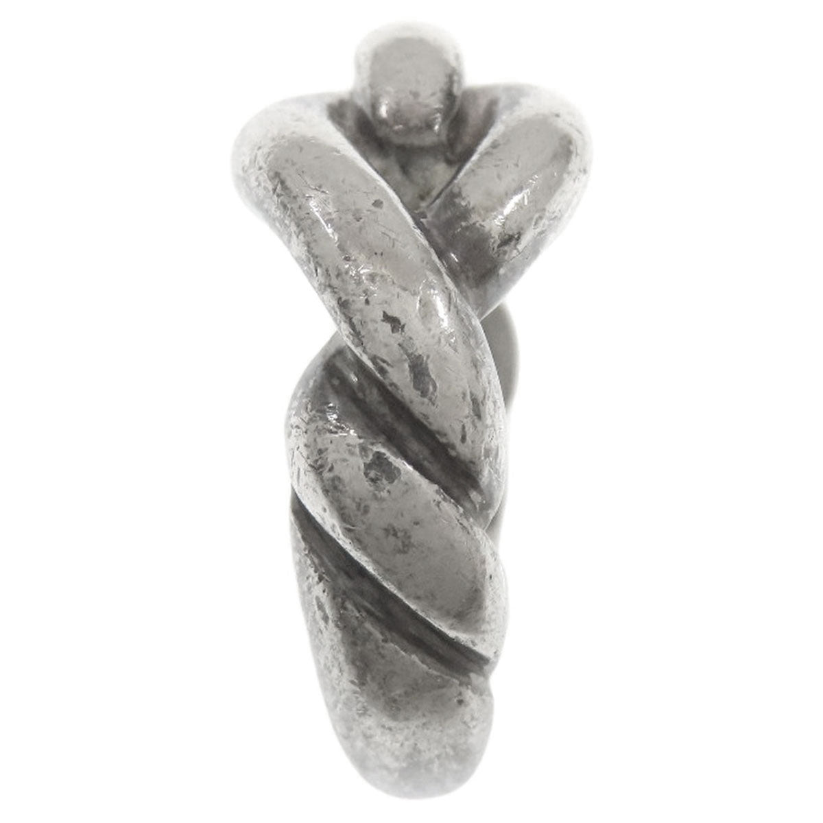 HERMES Torsade Ring Silver Ladies [Used]