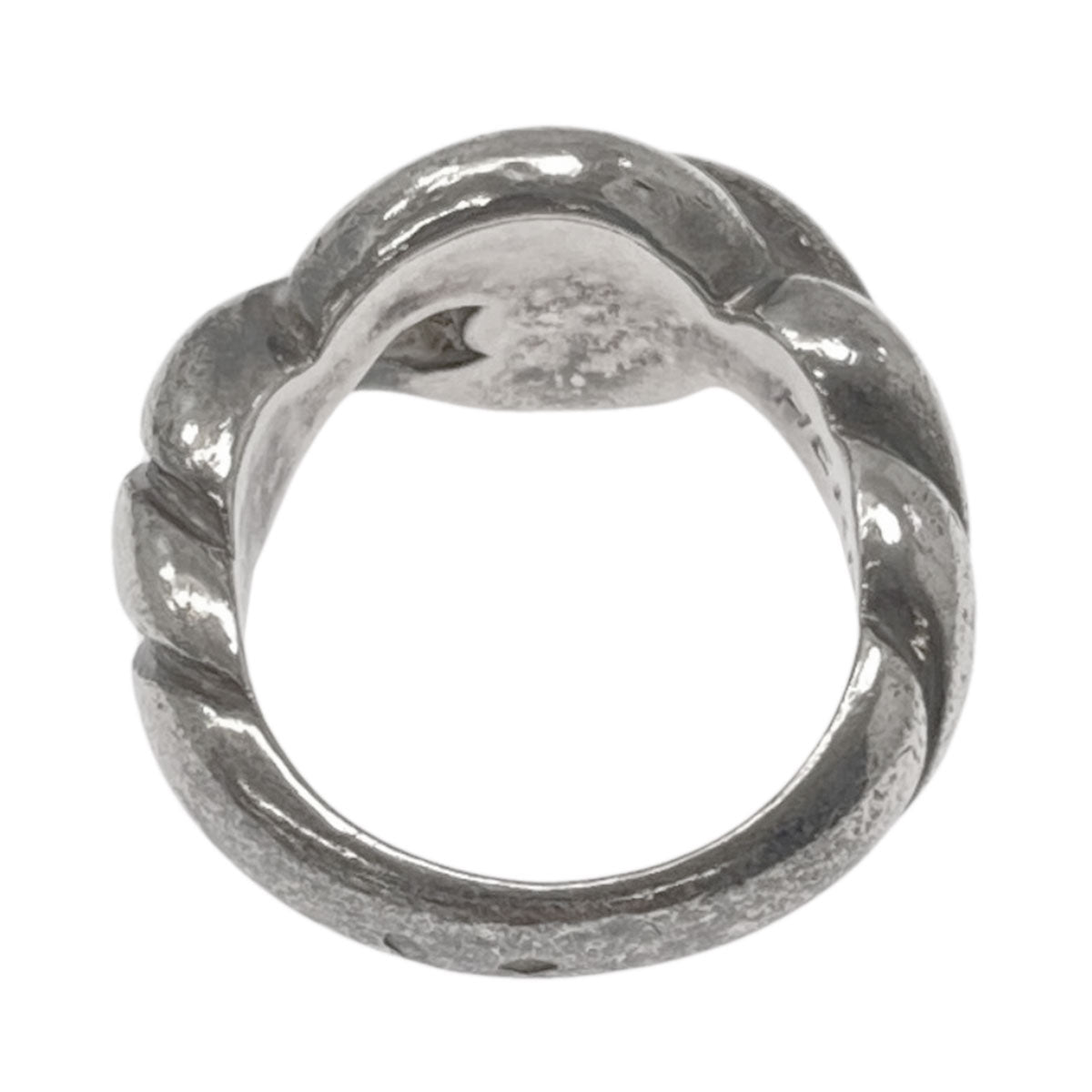 HERMES Torsade Ring Silver Ladies [Used]