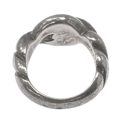 HERMES Torsade Ring Silver Ladies [Used]