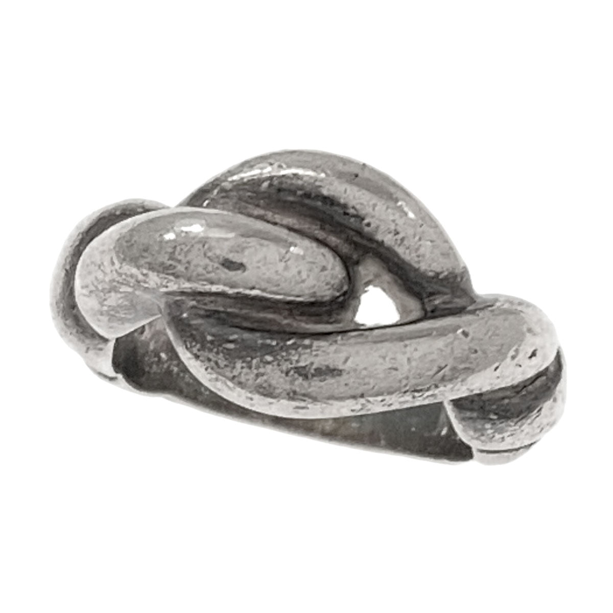 HERMES Torsade Ring Silver Ladies [Used]