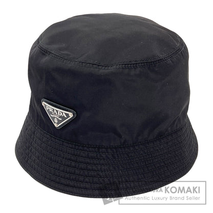 PRADA Bucket hat logo Hardware hat Nylon Ladies [Used]