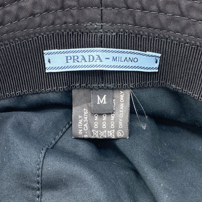 PRADA Bucket hat logo Hardware hat Nylon Ladies [Used]