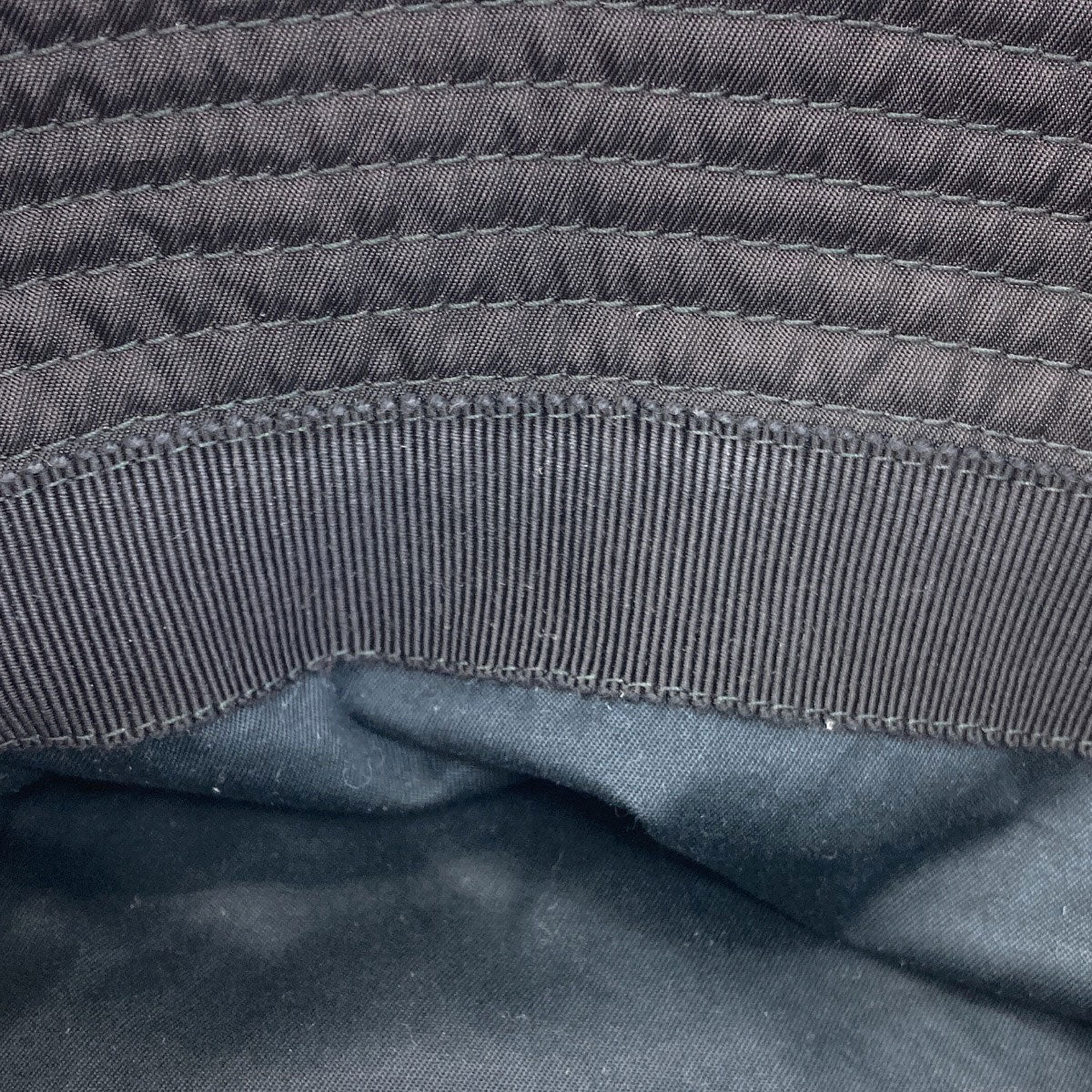 PRADA Bucket hat logo Hardware hat Nylon Ladies [Used]