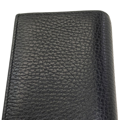 GUCCI 456126 GG Marmont Double G Bifold Wallet with Coin Pocket Leather Ladies [Used]