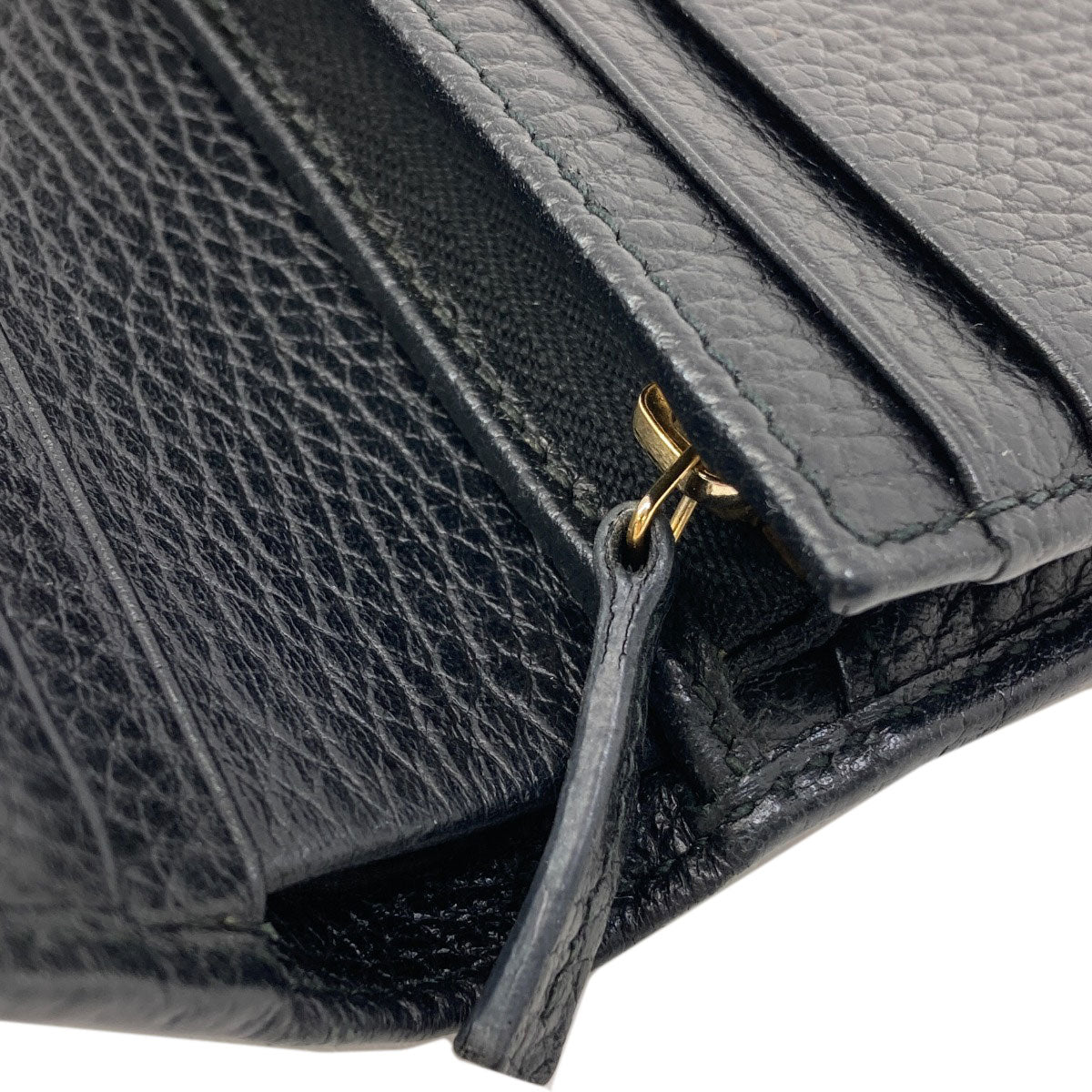 GUCCI 456126 GG Marmont Double G Bifold Wallet with Coin Pocket Leather Ladies [Used]