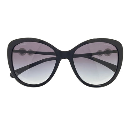 CHANEL Fake pearl sunglasses Plastic Ladies [Used]