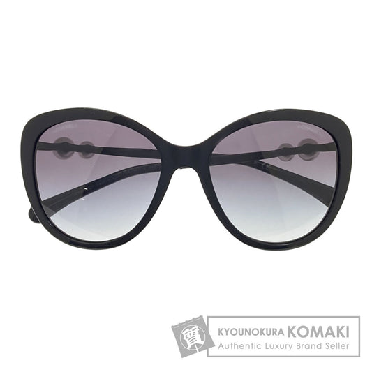 CHANEL Fake pearl sunglasses Plastic Ladies [Used]