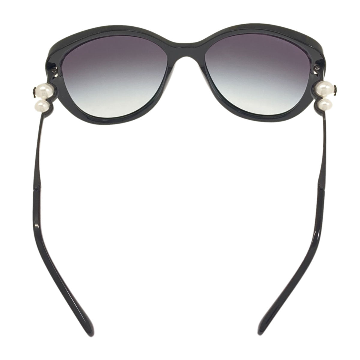 CHANEL Fake pearl sunglasses Plastic Ladies [Used]