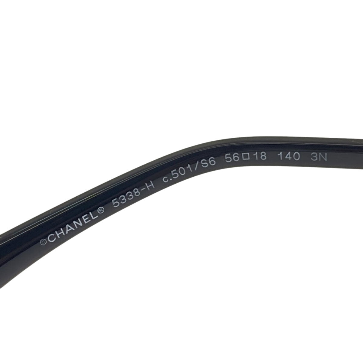 CHANEL Fake pearl sunglasses Plastic Ladies [Used]