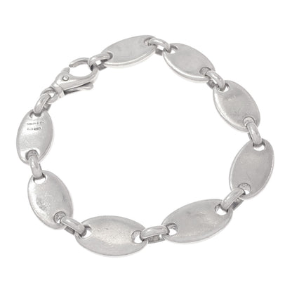 TIFFANY&Co. Pebble Link Bracelet Silver Ladies [Used]