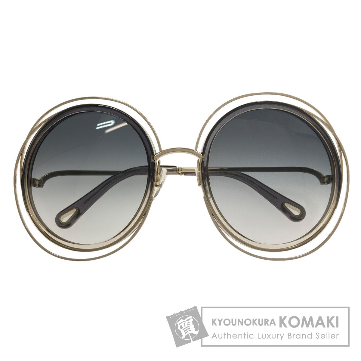 CHLOE Karina sunglasses Metal Ladies [Used]