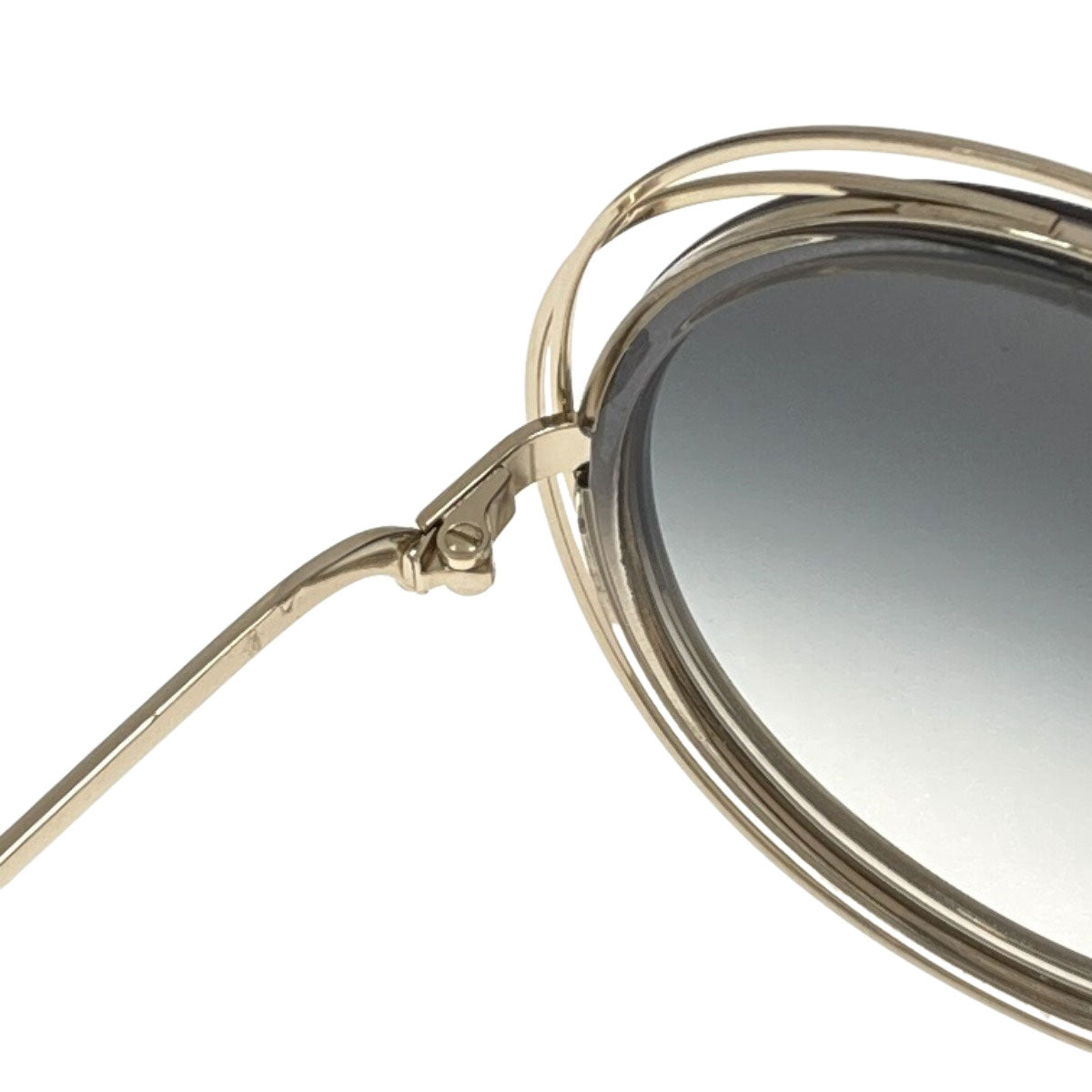 CHLOE Karina sunglasses Metal Ladies [Used]