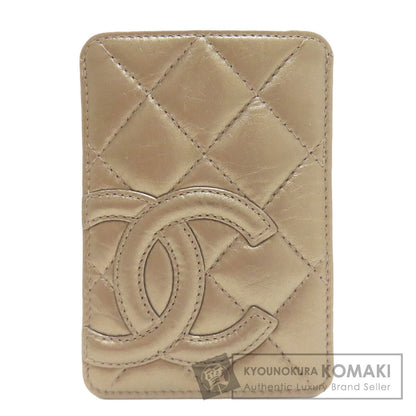 CHANEL CAMBON LINE COCO Mark Card Case Calf Ladies [Used]