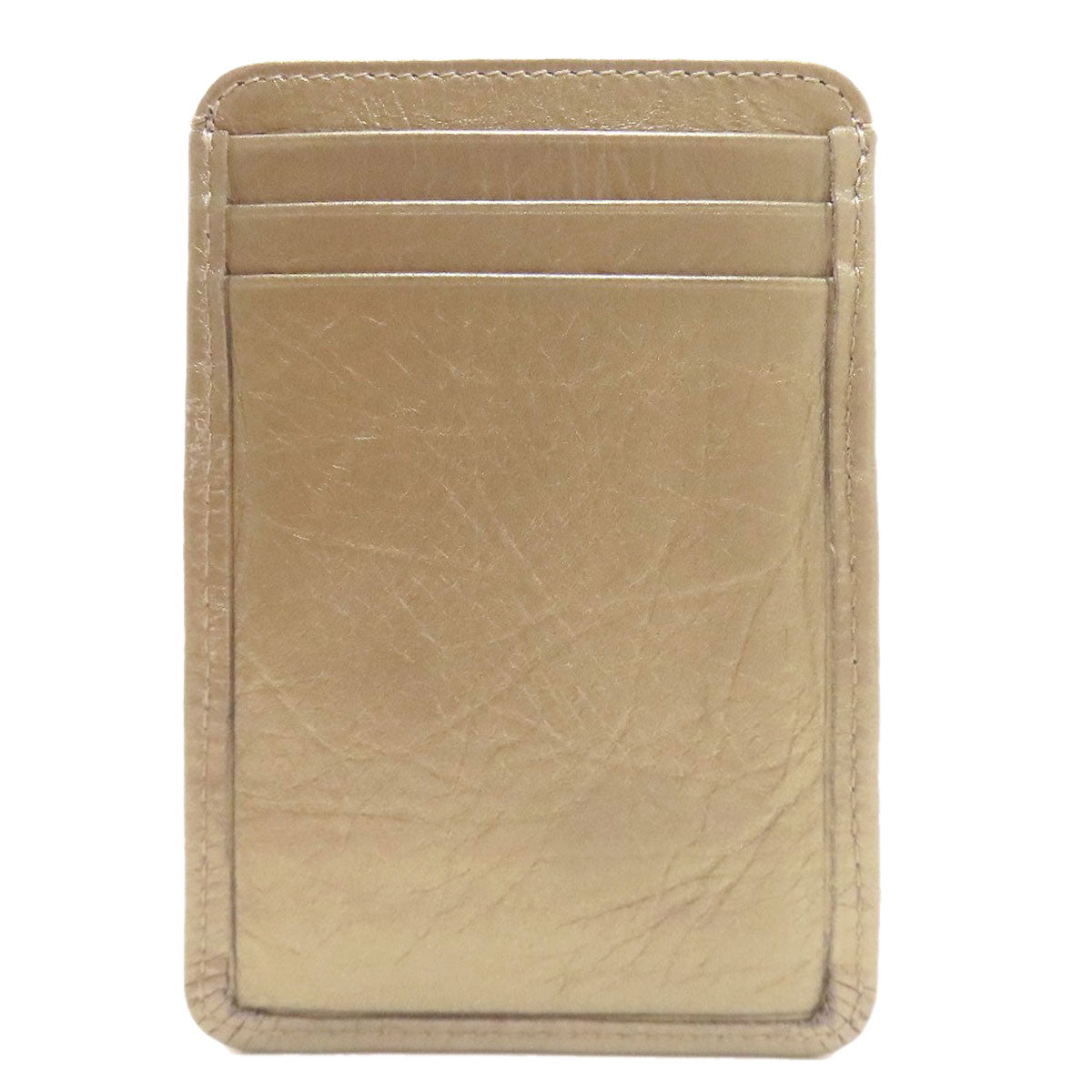 CHANEL CAMBON LINE COCO Mark Card Case Calf Ladies [Used]