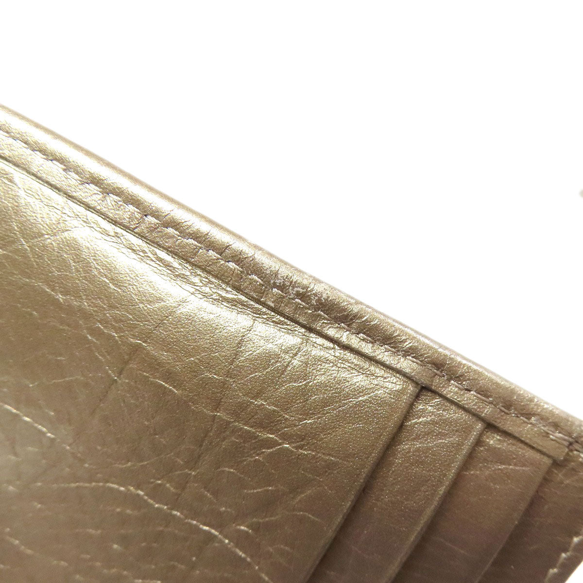 CHANEL CAMBON LINE COCO Mark Card Case Calf Ladies [Used]