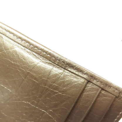 CHANEL CAMBON LINE COCO Mark Card Case Calf Ladies [Used]