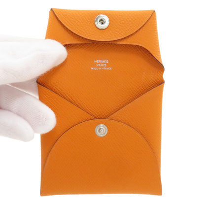 HERMES Bastia SilverHardware coin purse Epsom Ladies [Used]