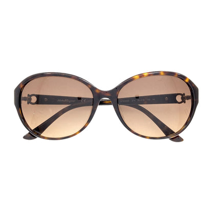 Salvatore Ferragamo Gancini motif sunglasses Plastic Ladies [Used]