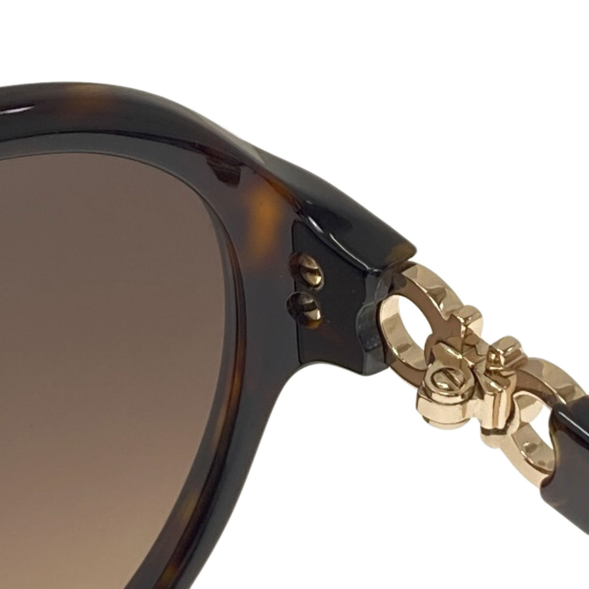 Salvatore Ferragamo Gancini motif sunglasses Plastic Ladies [Used]