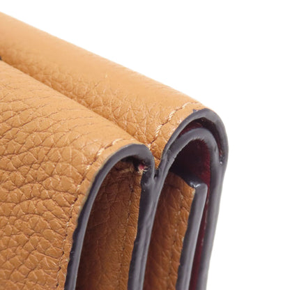 LOEWE anagram Tri-fold wallet (with Coin Pocket) Leather Ladies [Used]