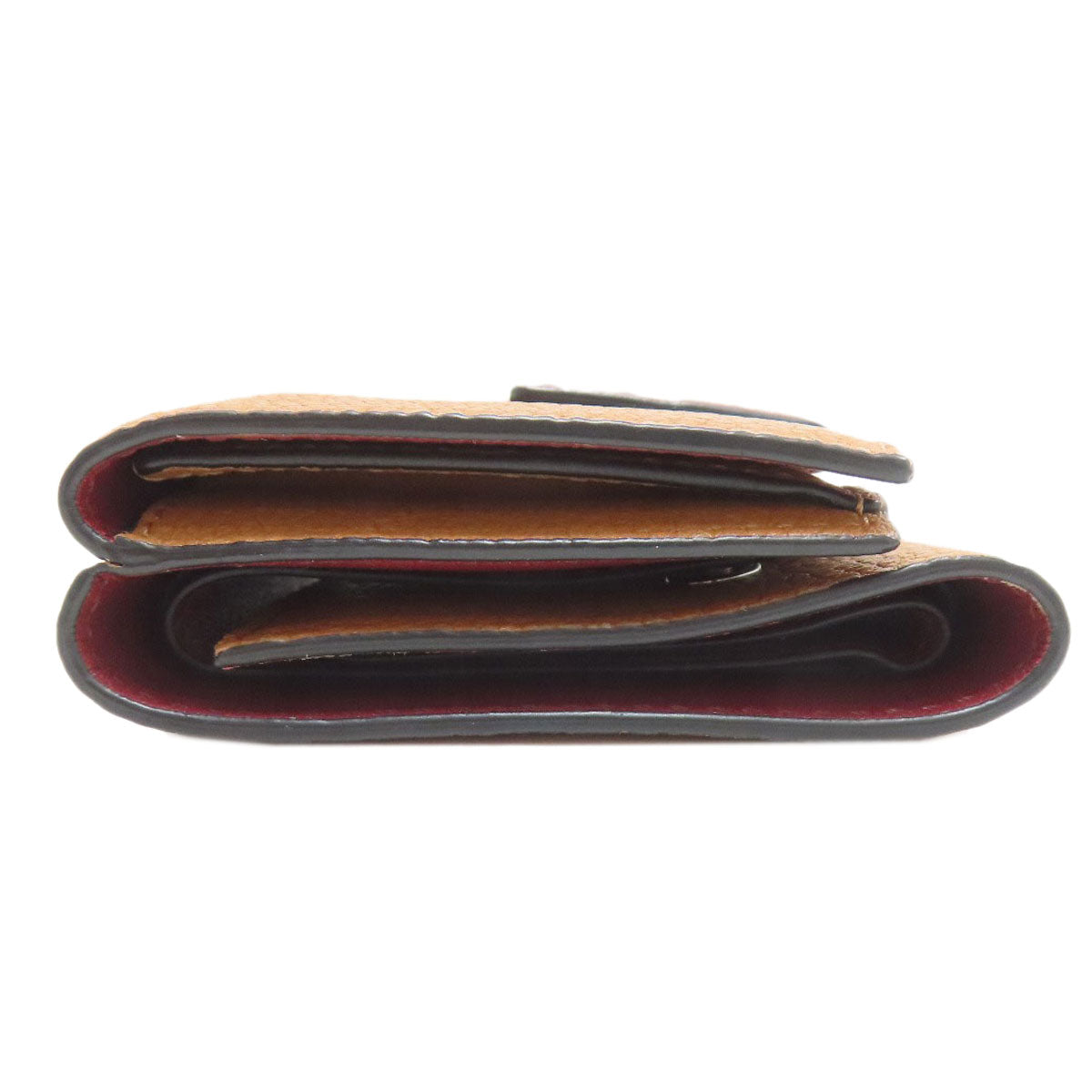 LOEWE anagram Tri-fold wallet (with Coin Pocket) Leather Ladies [Used]