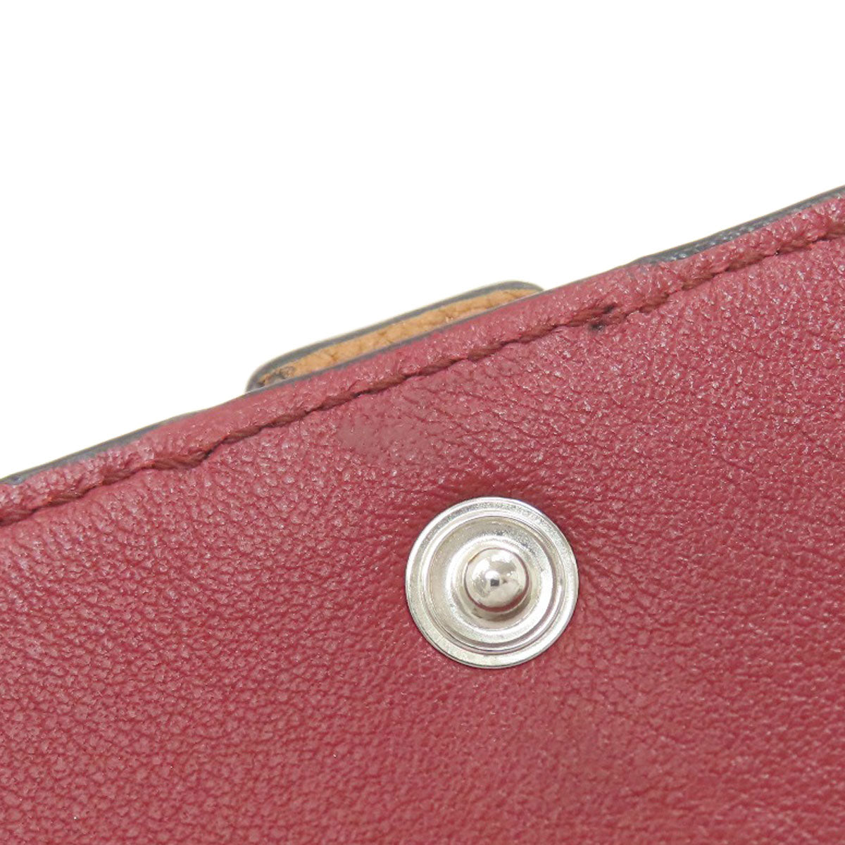 LOEWE anagram Tri-fold wallet (with Coin Pocket) Leather Ladies [Used]