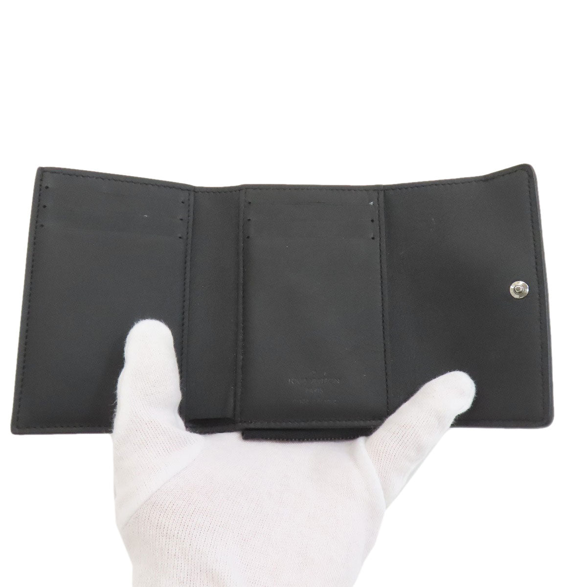 LOUIS VUITTON M82556 Portefeiulle Pilot Tri-fold wallet (with Coin Pocket) Taurillon Clemence Ladies [Used]