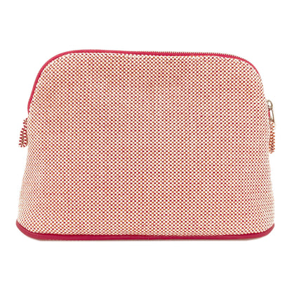 HERMES Bolide Pouch Crazy H Cosmetics Pouch Canvas Ladies [Used]