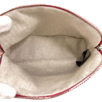 HERMES Bolide Pouch Crazy H Cosmetics Pouch Canvas Ladies [Used]