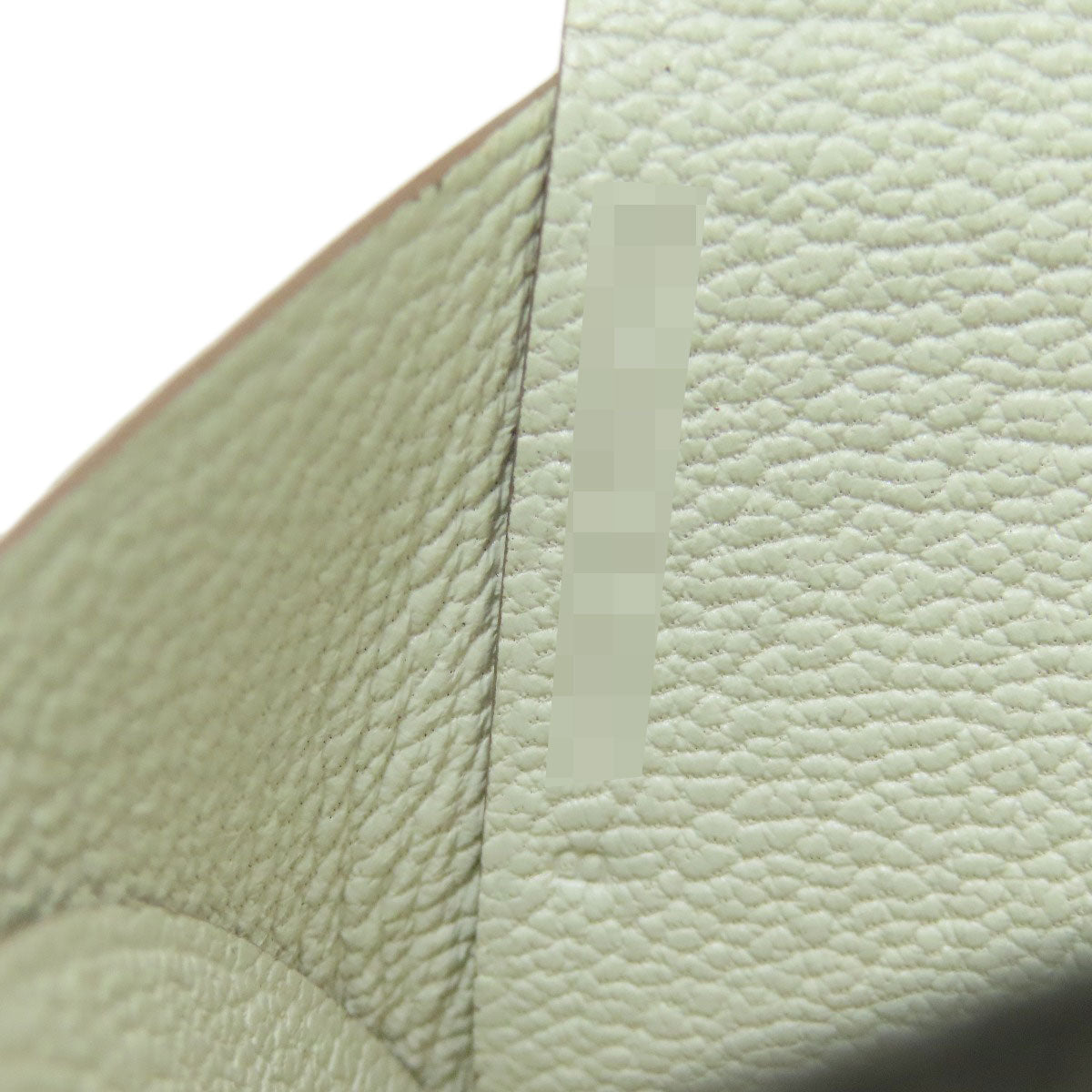 HERMES Calvi Duo SilverHardware Card Case Chevre Ladies [Used]