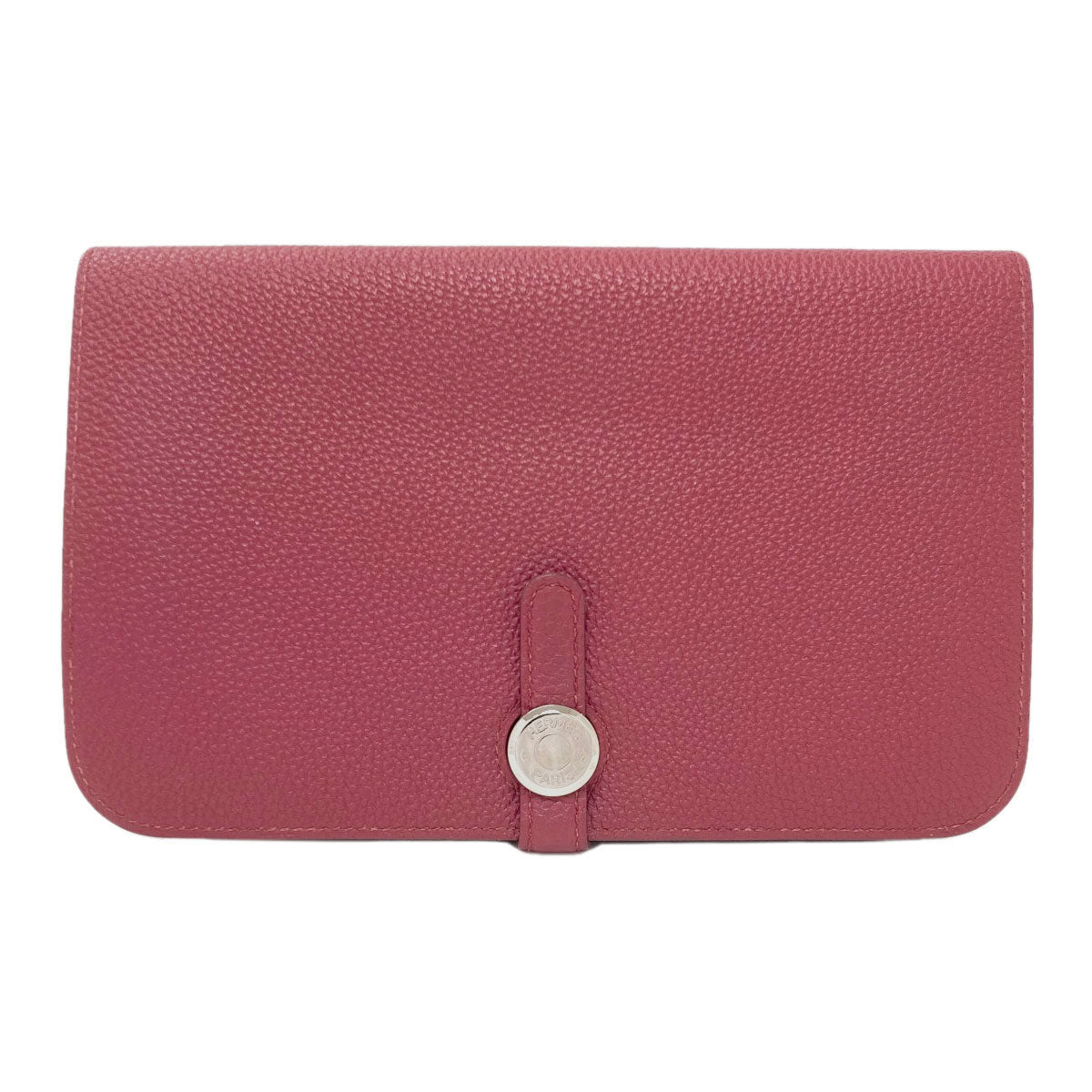 HERMES Dogon GM SilverHardware Long wallet (with coin pocket) Togo Ladies [Used]