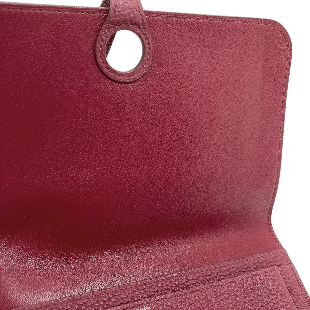 HERMES Dogon GM SilverHardware Long wallet (with coin pocket) Togo Ladies [Used]