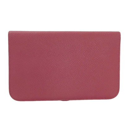 HERMES Dogon GM SilverHardware Long wallet (with coin pocket) Togo Ladies [Used]